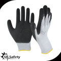 2014 New Product Foam latex coated gloves latex rubber liner